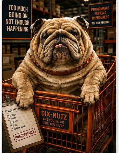 Dix Nutz executive portrait for Complain Elaine.